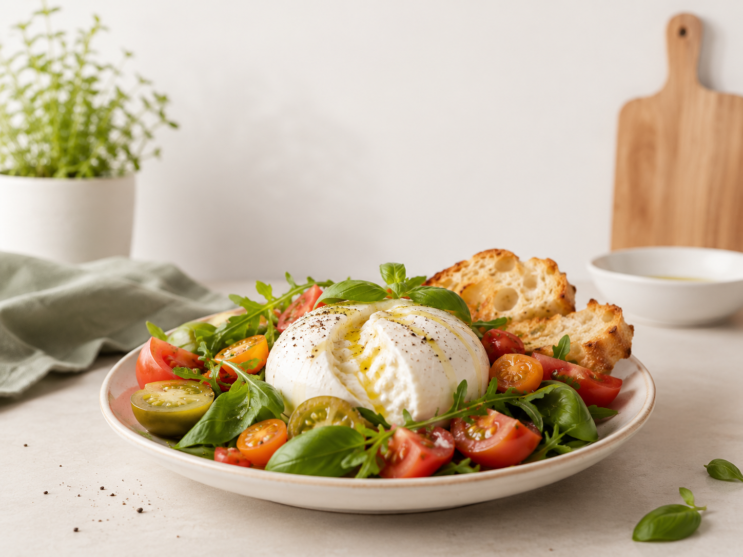 Burrata-Salat