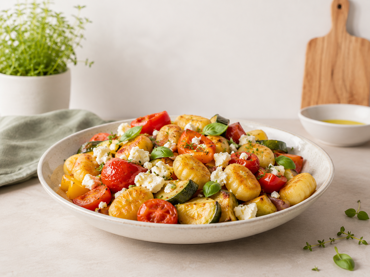 Gnocchi-Gemüse-Pfanne